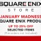 Up to 25% off selected items in Square Enix’s January Madness sale